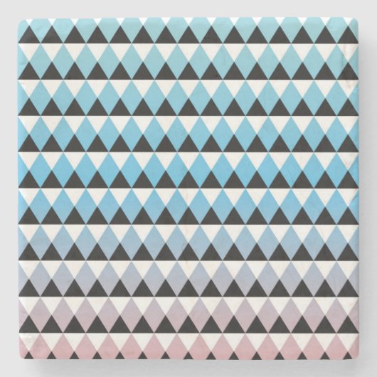 Tribal Aztec Ombre Pattern Stenen Onderzetter (Voorkant)