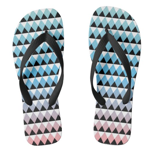 Tribal Aztec Ombre Pattern Teenslippers (Voetbed)