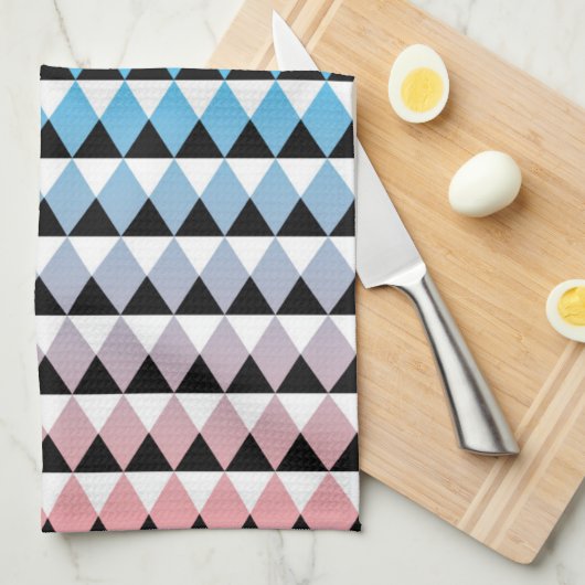 Tribal Aztec Ombre Pattern Theedoek (Quarter Fold)