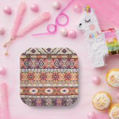 Tribal Aztec Papieren Bordje (Feest)