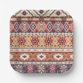Tribal Aztec Papieren Bordje (Voorkant)