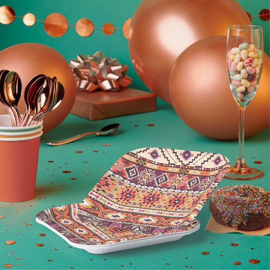 Tribal Aztec Papieren Bordje