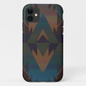 Tribal Aztec Patroon Zuidwest Design Telefoon Case (Achterkant)