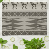 Tribal Aztec Pattern Kokopelli Southwest Theedoek (Gevouwen)