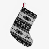 Tribal Aztec Pattern Southwest Kerstmis BNW Kleine Kerstsok (Voorkant (Hangend))