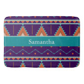 Tribal Aztec - standaard gepatterd aangepast monog Badmat (Voorkant)