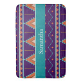 Tribal Aztec - standaard gepatterd aangepast monog Badmat (Voorkant Verticaal)