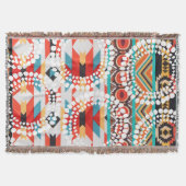 Tribal Aztec Throw Blanket Deken (Voorkant)