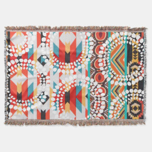 Tribal Aztec Throw Blanket Deken
