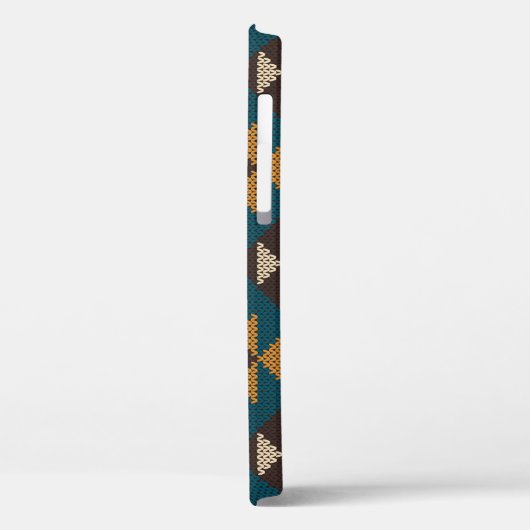 Tribal Aztec wol gebreide textuur. Case-Mate iPhone Case (Achterkant / Links)