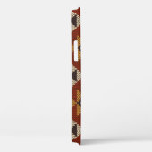 Tribal Aztec wol gebreide textuur. Case-Mate iPhone Case (Achterkant / Rechts)