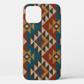 Tribal Aztec wol gebreide textuur. Case-Mate iPhone Case (Achterkant)