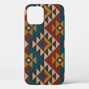 Tribal Aztec wol gebreide textuur. Case-Mate iPhone Case