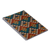 Tribal Aztec wol gebreide textuur. Notitieboek (Rechterzijde)
