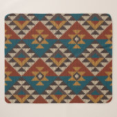 Tribal Aztec wol gebreide textuur. Sherpa Deken (Voorkant (horizontaal))