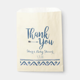Tribal Baby shower Favor Bags Bedankzakje