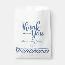 Tribal Baby shower Favor Bags Bedankzakje