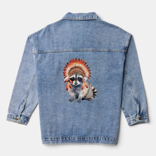 Tribal Bandit Denim Jacket (Achterkant)