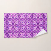 Tribal Batik, Amethyst Paars Bad Handdoek (Handdoek)