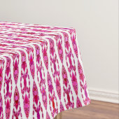 Tribal Batik - Burqundy en Fuchsia Pink Tafelkleed (Voorbeeld)
