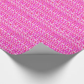 Tribal Batik - fuchsia, magenta, orchidee en wit Cadeaupapier (Hoek)