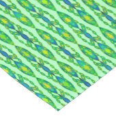 Tribal Batik - Mint, Emerald Green en Blue Korte Tafelloper (Hoek)