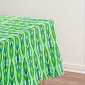 Tribal Batik - Mint, Emerald Green en Blue Tafelkleed (Voorbeeld)