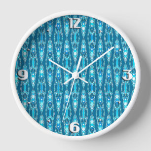 Tribal Batik - Ocean Blue and Aqua