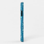 Tribal Batik - Ocean Blue en Aqua Case-Mate iPhone Case (Achterkant/rechts)