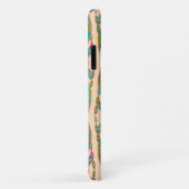 Tribal Batik - Perzik Roze en Turquoise Case-Mate iPhone Case (Achterkant/rechts)