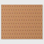 Tribal Batik - Rust, Terracotta en Beige Cadeaupapier (Vlak)