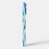Tribal Batik - saffierblauw en zilver grijs Case-Mate iPhone Case (Achterkant / Rechts)