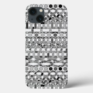 Tribal Batik - tinten grijs Case-Mate iPhone Case