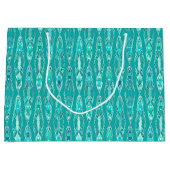 Tribal Batik - Turquoise en Aquamarine Groot Cadeauzakje (Voorkant)