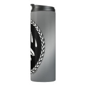 Tribal Beer Art Tumbler Mokken Polar Beer Drinkwar Thermosbeker (Geroteerd rechts)