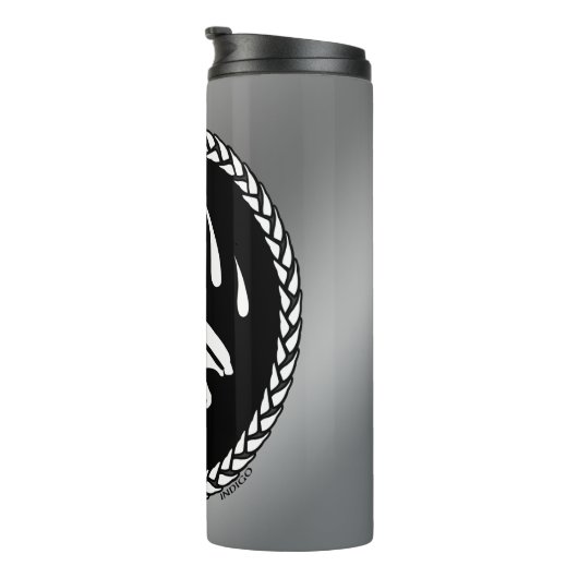 Tribal Beer Art Tumbler Mokken Polar Beer Drinkwar Thermosbeker (Geroteerd rechts)