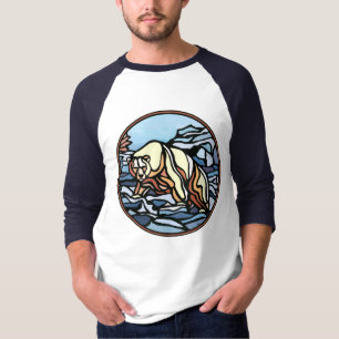 Tribal Beer Art Vrouwen Jersey Beer Shirten T-shirt