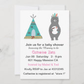 Tribal Beer Baby shower Card Kaart (Voorkant)