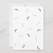 Tribal Beer Baby shower Card Kaart (Achterkant)