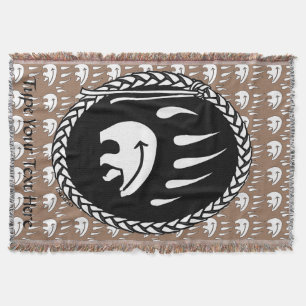 Tribal Beer Blanket Native Beer Claw Throw Blanket Deken
