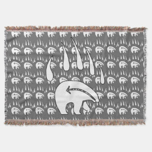 Tribal Beer Blanket Native Beer Claw Throw Blanket Deken