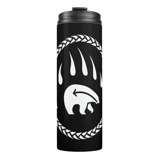 Tribal Beer Klauw Tumbler Beer Art Drinkware Thermosbeker (Voorkant)