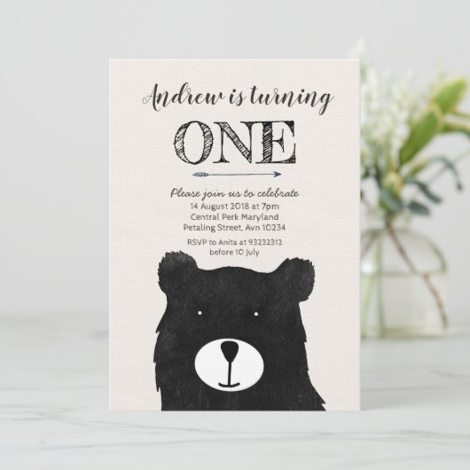 Tribal beer verjaardagsuitnodiging kaart (Staand voorkant)