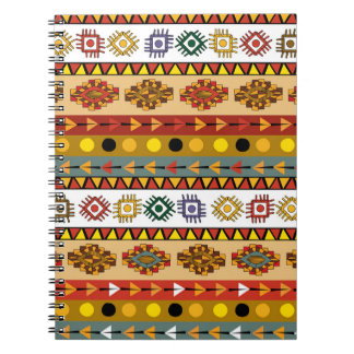 Tribal behang, artistiek etnisch ontwerp. notitieboek