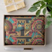 Tribal Beige "Aztec Dream" Wrapping Tissue Paper Tissuepapier (Geschenk)