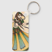 Tribal Belly Dancer Sleutelhanger (Achterkant)