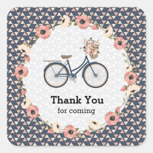 Tribal Bike Vierkante Sticker