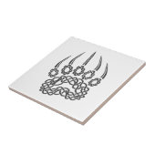 Tribal Black Beer Paw Tegeltje (Zijkant)
