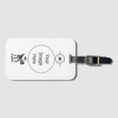 Tribal Black Raptor Bagagelabel (Voorkant (horizontaal))
