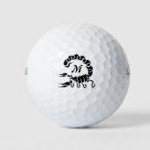 Tribal Black Scorpion Monogram Golfballen (Voorkant)